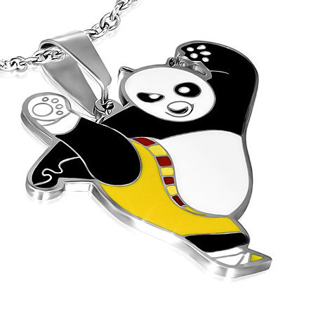 Prívesok Kung Fu Panda z ocele
