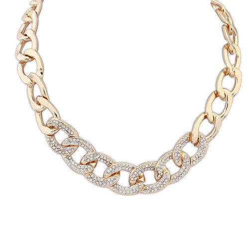 Elegantný náhrdelník - číre kryštály