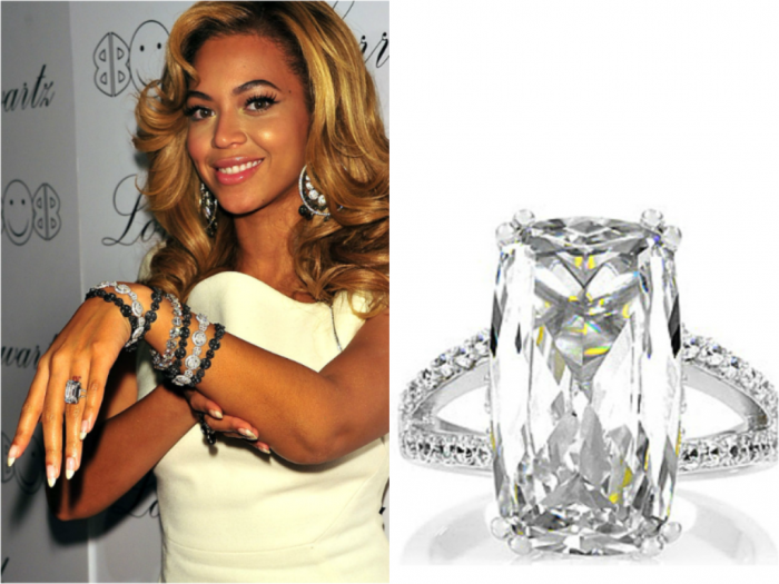 Beyonce a jej zásnubný prsteň