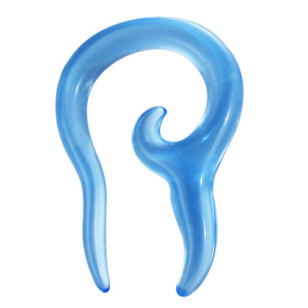 Expander do ucha špirálový roh 3mm, modrá