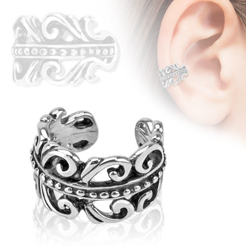 Piercing do ucha- vyrezávané vzory