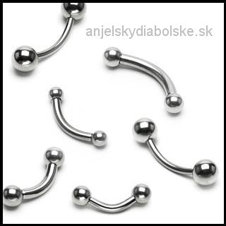 Titánový piercing do obočia guličky /3mm/