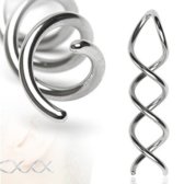 Oceľový piercing twist