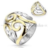 Elegantný prsteň z ocele