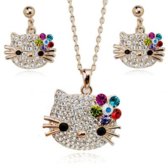 Súprava - Hello Kitty s kryštálmi Swarovski