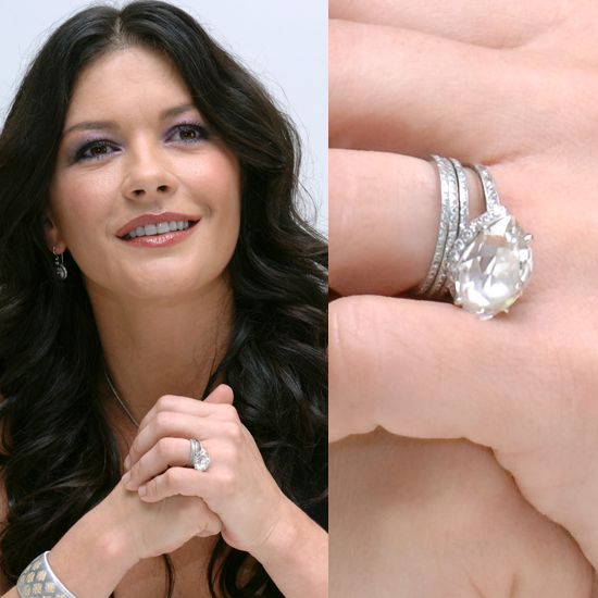 Catherine Zeta Jones a jej zásnubný prsteň
